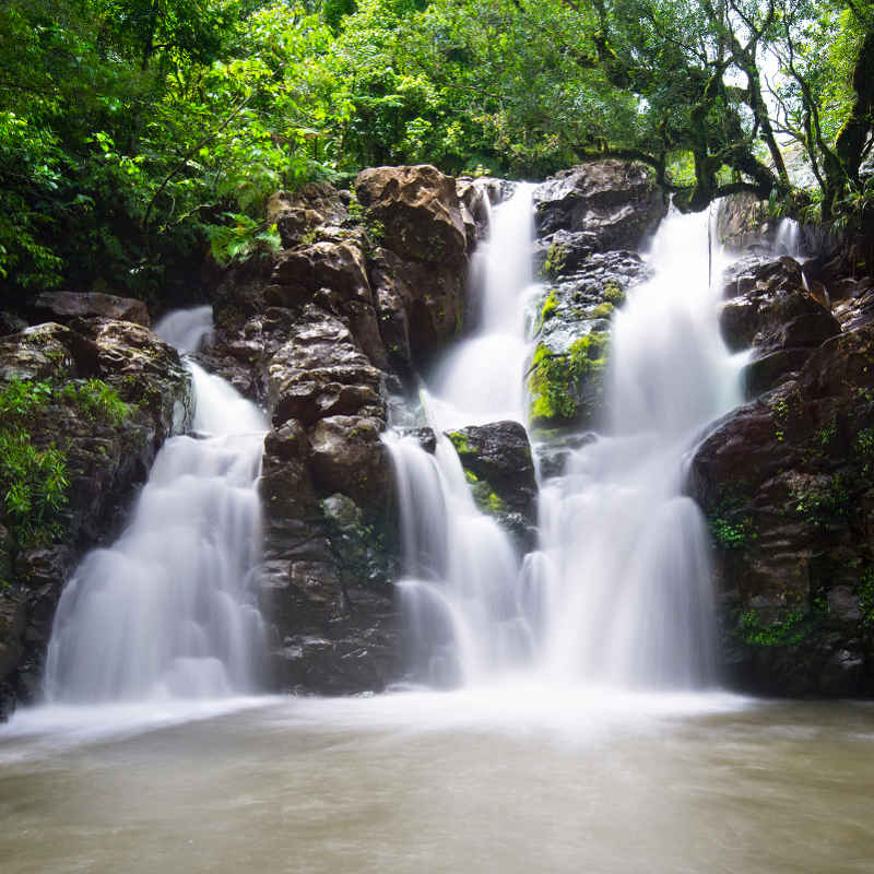 Fiji waterfall hike