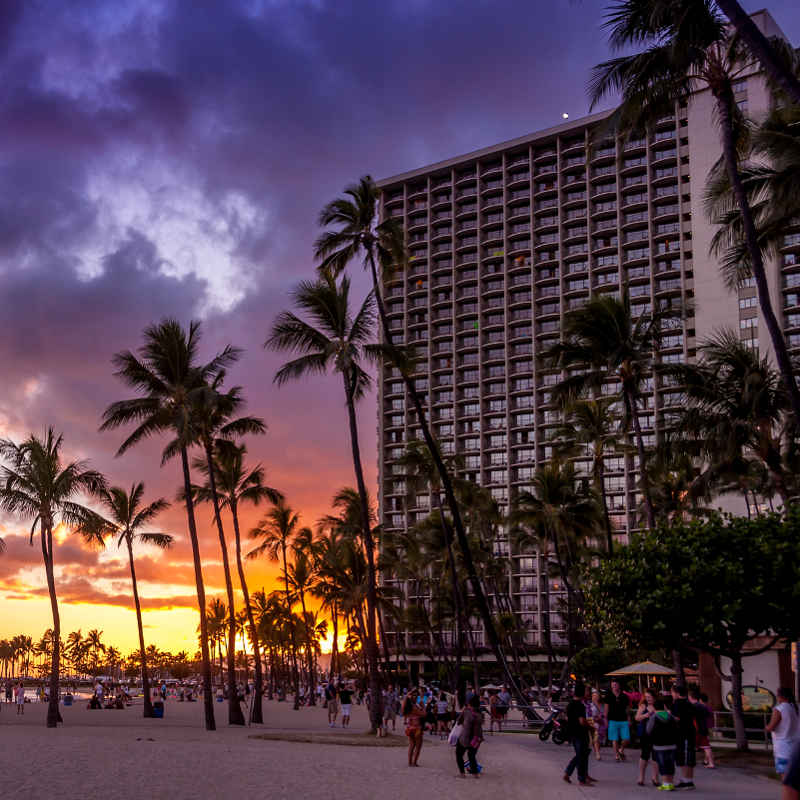 Oahu hotel view
