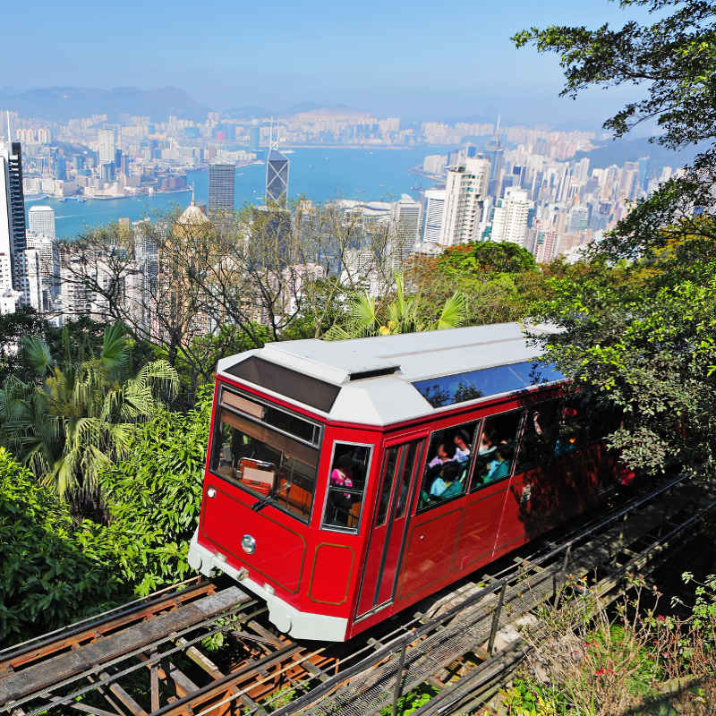 Hong Kong hill view