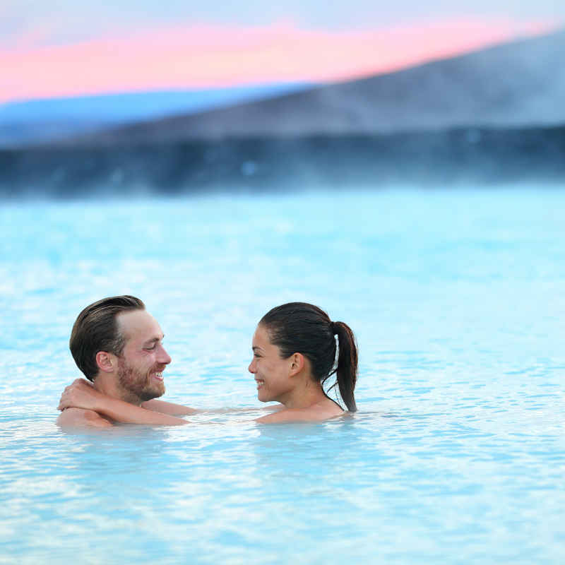 Iceland hot spring