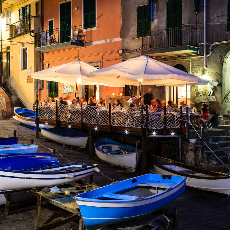 Cinque Terre authentic neighborhood trattoria restaurant
