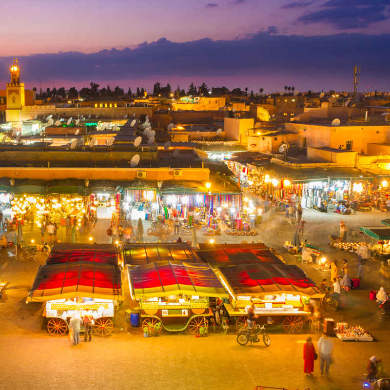 Morocco bazaar