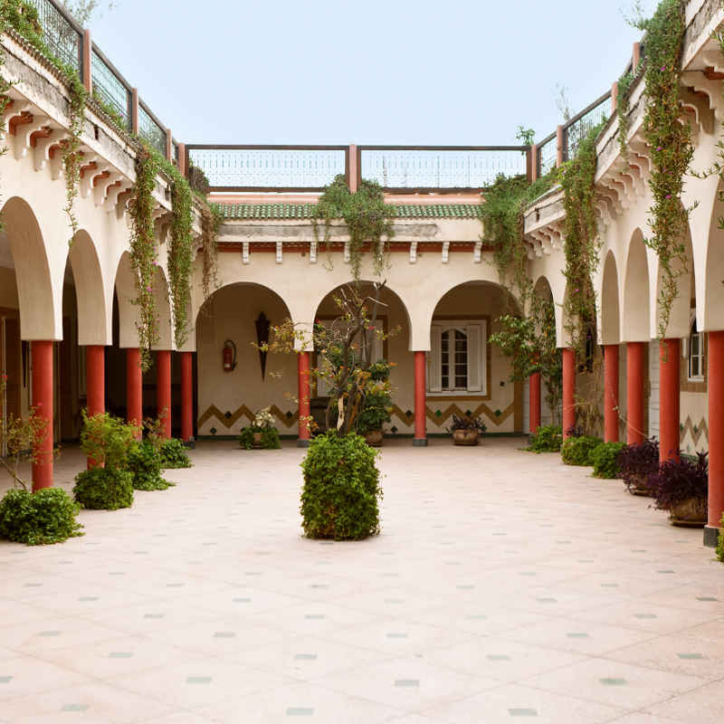 Morocco traditional hotel